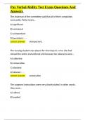 Pax Verbal Ability Test Exam Questions And Answers&period;docx