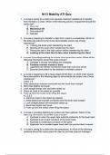 M-13 Mobility ATI Quiz