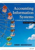 Accounting Information Systems The Processes And Controls 2nd Edition By Leslie Turner&comma; Andrea Weickgenannt SOLUTIONS MANUAL&lpar; Graded A&plus; With Complete Solution&rpar;