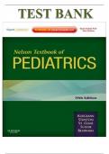 Test Bank For Nelson Pediatrics Review&lpar;Mcqs&rpar; 19 Edition All Chapters Complete Review &vert;&vert;Complete A&plus; Guide