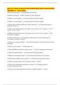 BIO 207 FINAL EVALUATION QUESTIONS WITH SOLUTIONS GRADED A&plus; 2025&sol;2026
