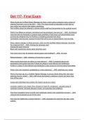 DET 117- Final Exam Questions with correct Answers 2025&sol;2026&lpar; A&plus; GRADED 100&percnt; VERIFIED&rpar;&period;