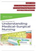 TEST BANK FOR Davis Advantage for Understanding Medical-Surgical Nursing &lpar;7th Edition&rpar; &ndash; Chapters 1&ndash;57 NCLEX-Style Practice Questions with Rationales Aligned with Linda S&period; Williams & Paula D&period; Hopper