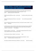 AEMT FINAL EXAMS WITH QUALIFIED QUESTIONS AND ANSWERS&period;