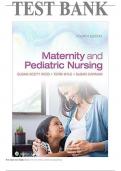 Maternity and Pediatric Nursing 4th Edition Ricci Kyle Carman  Test Bank