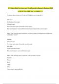 ETS Major Field Test &lpar;Answered Test&rpar;&colon; Bachelor's Degree in Business&period;&vert; 2025 LATEST UPDATED &vert; 100&percnt; CORRECT&excl;&excl;