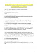 ETS Major Field Test &lpar;Answered Test&rpar;&colon; Bachelor's Degree in Business&period;&vert; 2025 LATEST UPDATED &vert; 100&percnt; CORRECT&excl;&excl;
