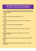CEA201 Full Exam Questions and Verified Answers &sol;Latest Spring 2025