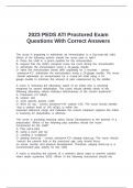 2023 PEDS ATI Proctored Exam Questions With Correct Answers