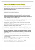 HPDP Exam 1 Questions with Verified Answers Latest Update 2025 Graded A&plus;