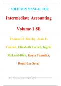 SOLUTION MANUAL FOR Intermediate Accounting Volume 1 8 Edition Thomas H&period; Beechy&comma; Joan E&period; Conrod&comma; Elizabeth Farrell&comma; Ingrid McLeod-Dick&comma; Kayla Tomulka&comma; Romi-Lee Sevel Complete Guide Graded A&plus;