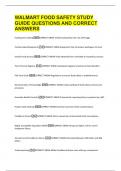 WALMART FOO BUNLDE EXAM QUESTIONS WITH COMPLETE SOLUTIONS