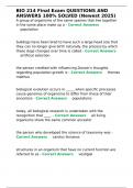 BIO 214 Final Exam QUESTIONS AND ANSWERS 100- SOLVED &lpar;Newest 2025&rpar;&period;