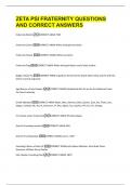 ZETA PSI BUNDLE EXAM QUESTIONS WITH COMPLETE SOLUTIONS