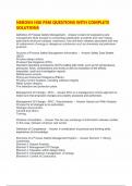  NEBOSH HSE PSM QUESTIONS WITH COMPLETE SOLUTIONS