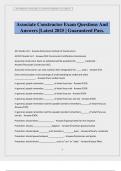 Associate Constructor Exam Questions And Answers &vert;Latest 2025 &vert; Guaranteed Pass&period;