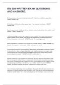 ITN 200 WRITTEN EXAM QUESTIONS AND ANSWERS&period;
