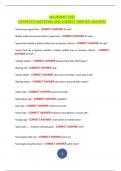 MA PERMIT TEST COMPLETE QUESTIONS AND CORRECT VERIFIED ANSWERS