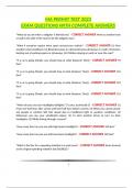 MA PERMIT TEST 2023 EXAM QUESTIONS WITH COMPLETE ANSWERS