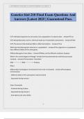Genetics biol 210 Final Exam Questions And Answers &vert;Latest 2025 &vert; Guaranteed Pass&period;