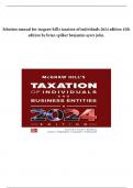 Solution Manual for Mcgraw Hill's Taxation Of Individuals 2024 Edition 15th Edition By Brian Spilker Benjamin Ayers John Barrick&comma;Troy Lewis&period;