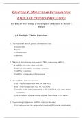 CHAPTER 4&colon; MOLECULAR INFORMATION FLOW AND PROTEIN PROCESSING