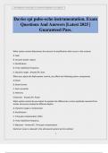Davies spi pulse-echo instrumentation&period; Exam Questions And Answers &vert;Latest 2025 &vert; Guaranteed Pass&period;