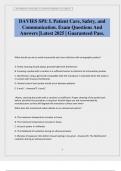 DAVIES SPI&colon; III&period; Ultrasound Transducers&period; Exam Questions And Answers &vert;Latest 2025 &vert; Guaranteed Pass&period;