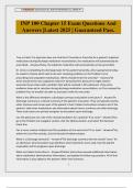 INP 100 Chapter 15 Exam Questions And Answers &vert;Latest 2025 &vert; Guaranteed Pass&period;
