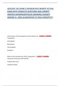 GEOLOGY 101 EXAM 2 &lpar;HUDSON BYU&rpar; NEWEST ACTUAL EXAM WITH COMPLETE QUESTIONS AND CORRECT VERIFIED ANSWERS&lpar;DETAILED ANSWERS&rpar; ALREADY GRADED A&plus; 100&percnt; GUARANTEED TO PASS CONCEPTS&excl;&excl;&excl;