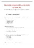CHAPTER 2&colon; MICROBIAL CELL STRUCTURE AND FUNCTION