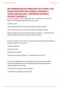RN COMPREHENSIVE PREDICTOR 2019 FORM A 180 EXAM QUESTIONS AND CORRECT ANSWERS &vert; LATEST EDITION 2025 &vert; PROFESSOR VERIFIED &vert; ALREADY GRADED A&plus;