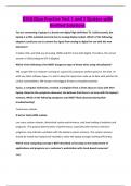 D316 Dion Practice Test 1 and 2 Quizzes with Verified Solutions