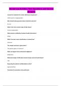 Dental Law & Ethics Test Questions and Correct Answers