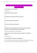 Dental Law & Ethics Latest 2025 Questions and Correct Answers