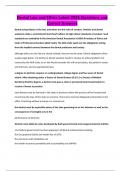 Dental Law and Ethics Latest 2025 Questions and Correct Answers