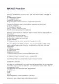 NAVLE Practice exam with 100&percnt; correct answers 2025