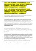 WGU C909 OBJECTIVE ASSESSMENT EXAM 2024-2025 ACTUAL EXAM 100 QUESTIONS AND CORRECT DETAILED ANSWERS WITH RATIONALES&vert;ALREADY GRADED A&plus;&period;