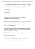 BSACS TEST PREP QUESTIONS WITH ALL CORRECT ANSWERS