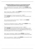 CERTIFIED PERSONAL FINANCIAL COUNSELOR EXAM 2025   UPDATED QUESTIONS WITH COMPLETE SOLUTIONS