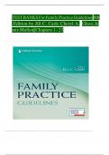 TEST BANKS For Family Practice Guidelines&comma; 6th Edition by Jill C&period; Cash&semi; Cheryl A&period; Glass&comma; Verified Chapters 1 - 23&comma; Complete Newest Version