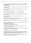 2A EXCAVATORS MASS HOISTING LICENSE REVIEW QUESTIONS