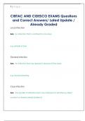 CIBTAC AND CIDESCO EXAMS Questions  and Correct Answers&sol; Latest Update &sol;  Already Graded