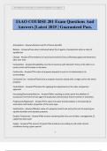 IAAO COURSE 201 Exam Questions And Answers &vert;Latest 2025 &vert; Guaranteed Pass&period;