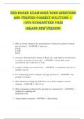 EEG BOARD EXAM 2025&sol;2026 QUESTIONS  AND VERIFIED CORRECT SOLUTIONS &vert;&vert;  100&percnt; GUARANTEED PASS  <BRAND NEW VERSION> 
