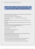IFSTA Fire Officer II Exam Questions And Answers &vert;Latest 2025 &vert; Guaranteed Pass&period;