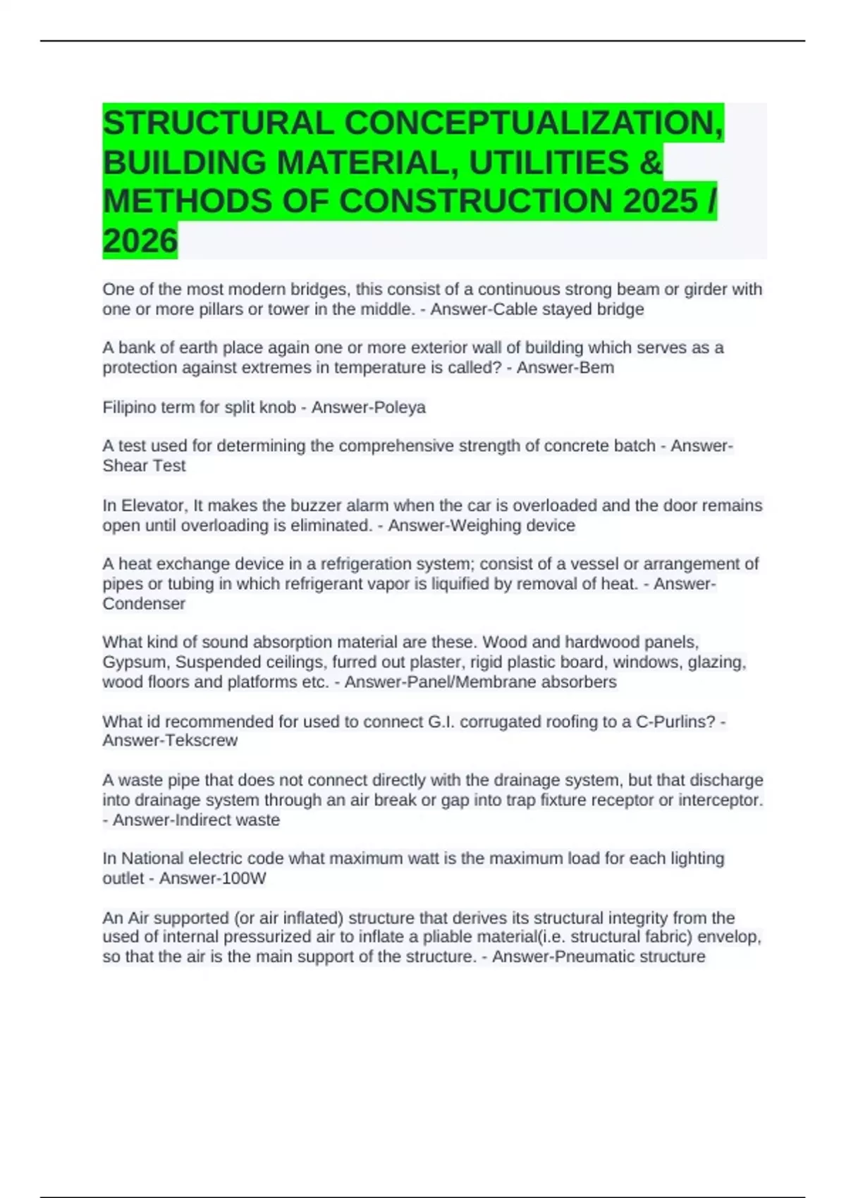 STRUCTURAL CONCEPTUALIZATION, BUILDING MATERIAL, UTILITIES & METHODS OF ...