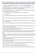 WISCONSIN PESTICIDE APPLICATION EXAM STUDY GUIDE &lpar;LATEST 2025&rpar; &vert; QUESTIONS & VERIFIED ANSWERS WITH FULL RATIONALES &vert; A&plus; GRADE GUARANTEED
