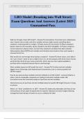 LBO Model &lpar;Breaking into Wall Street&rpar; Exam Questions And Answers &vert;Latest 2025 &vert; Guaranteed Pass