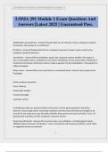 LOMA 291 Module 1 Exam Questions And Answers &vert;Latest 2025 &vert; Guaranteed Pass&period;